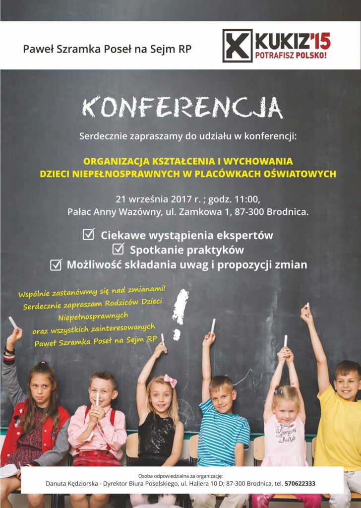 kukiz-15 konferencja 21-09-2017 - plakat