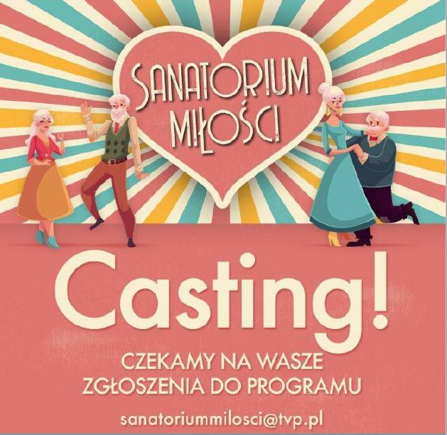 sanatorium miłości - casting - plakat